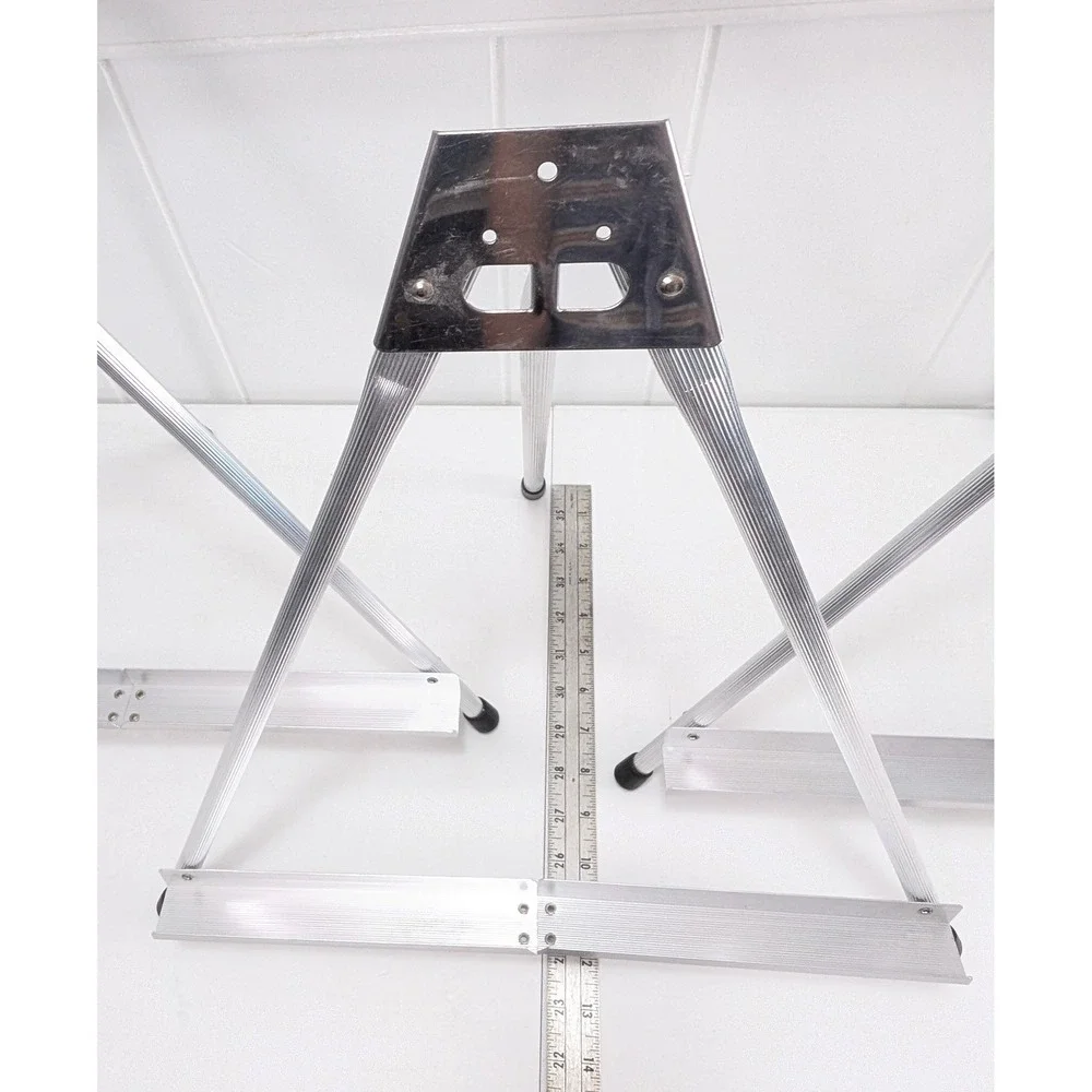 Aluminum Tabletop Easel Folding Tripod Display Stand Silver 17.5 Inch - 1 ONLY